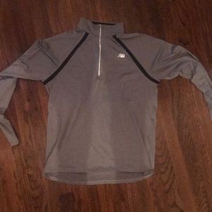 New Balance Men’s Gray 1/4 Zip Pullover